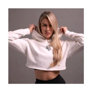 Darc Sport Respect Us “Pierce” cropped hoodie